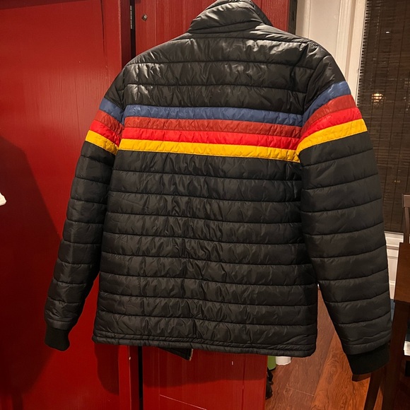 Aviator Nation Black Four Stripe Jacket LIKE NEW - Picture 2 of 2